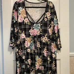 Torrid Black Strappy Shirt